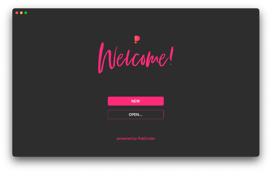 Welcome Page