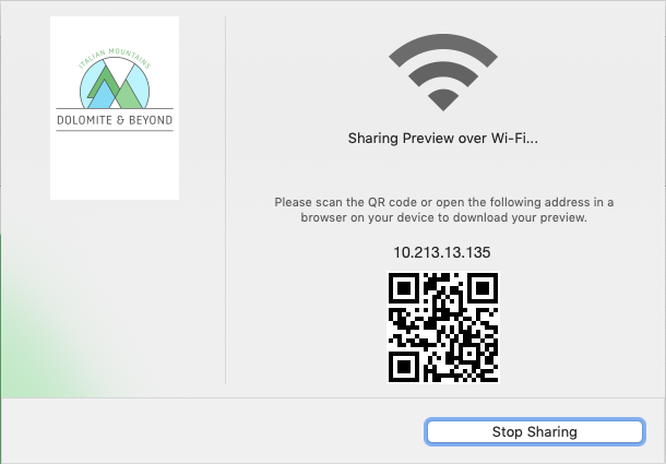 EPUB Wi-Fi Sharing