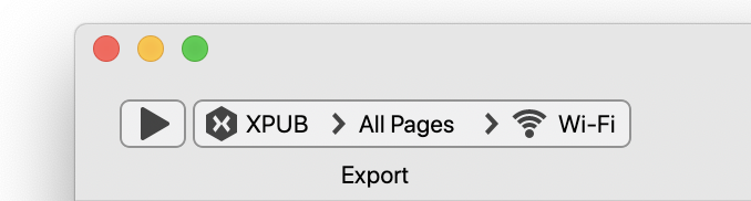 XPUB Export